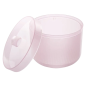 Preview: Sterilisationsbox - Desinfektionsschale 3-teilig Rosa transparent